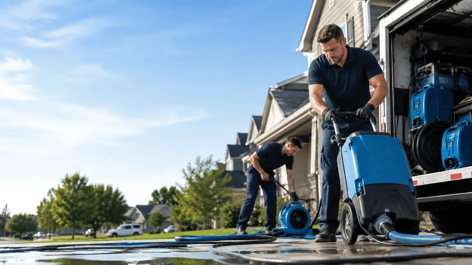 Dehumidification being performed in Taylors Island, MD